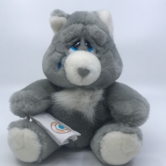 VTG Ganz Pizzazz 1988 Tender Tear Drops Bear Plush Stuffed Animal - Picture 1 of 10